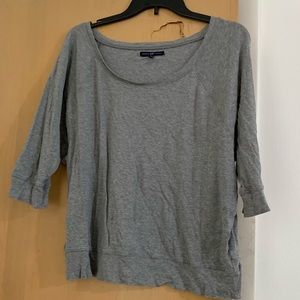 Gap 1/2 sleeve boatneck shirt